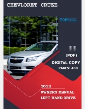 CHEVROLET CRUZE 2012 OWNERS MANUAL